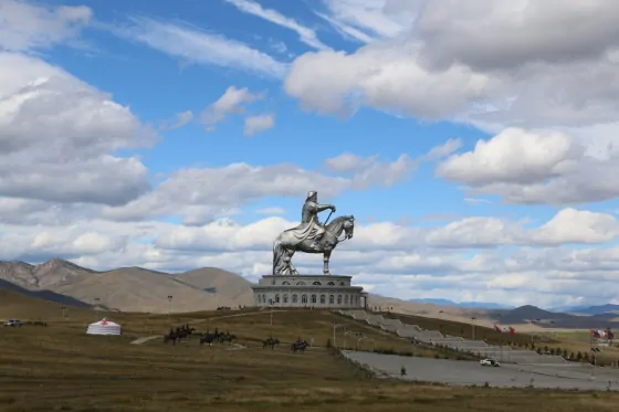 Does good weather help Genghis Khan to conquer half of the world?