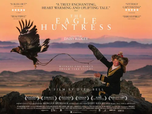 The Eagle Huntress is an Oscar contender film about western Mongolia
