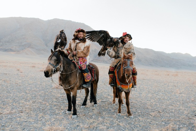 The Golden Eagle Hunters in Mongolia 