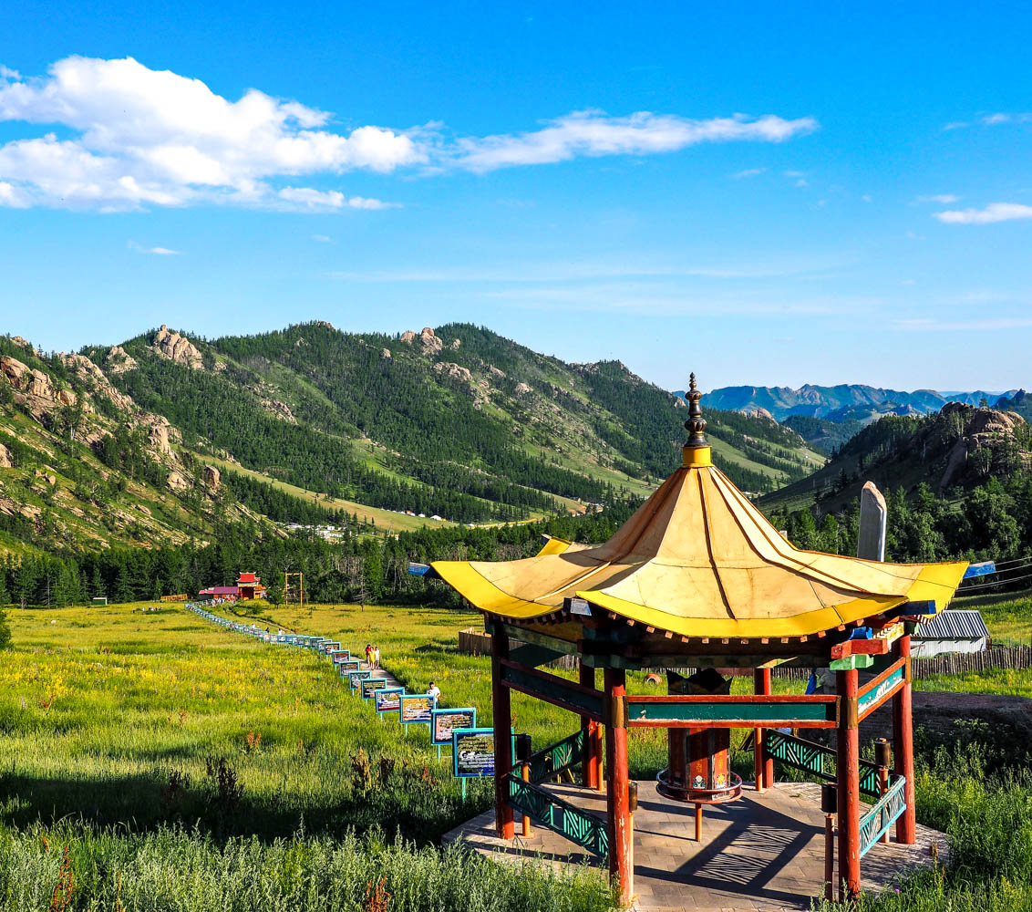 Ariyapala Temple view in Terelj National Park 