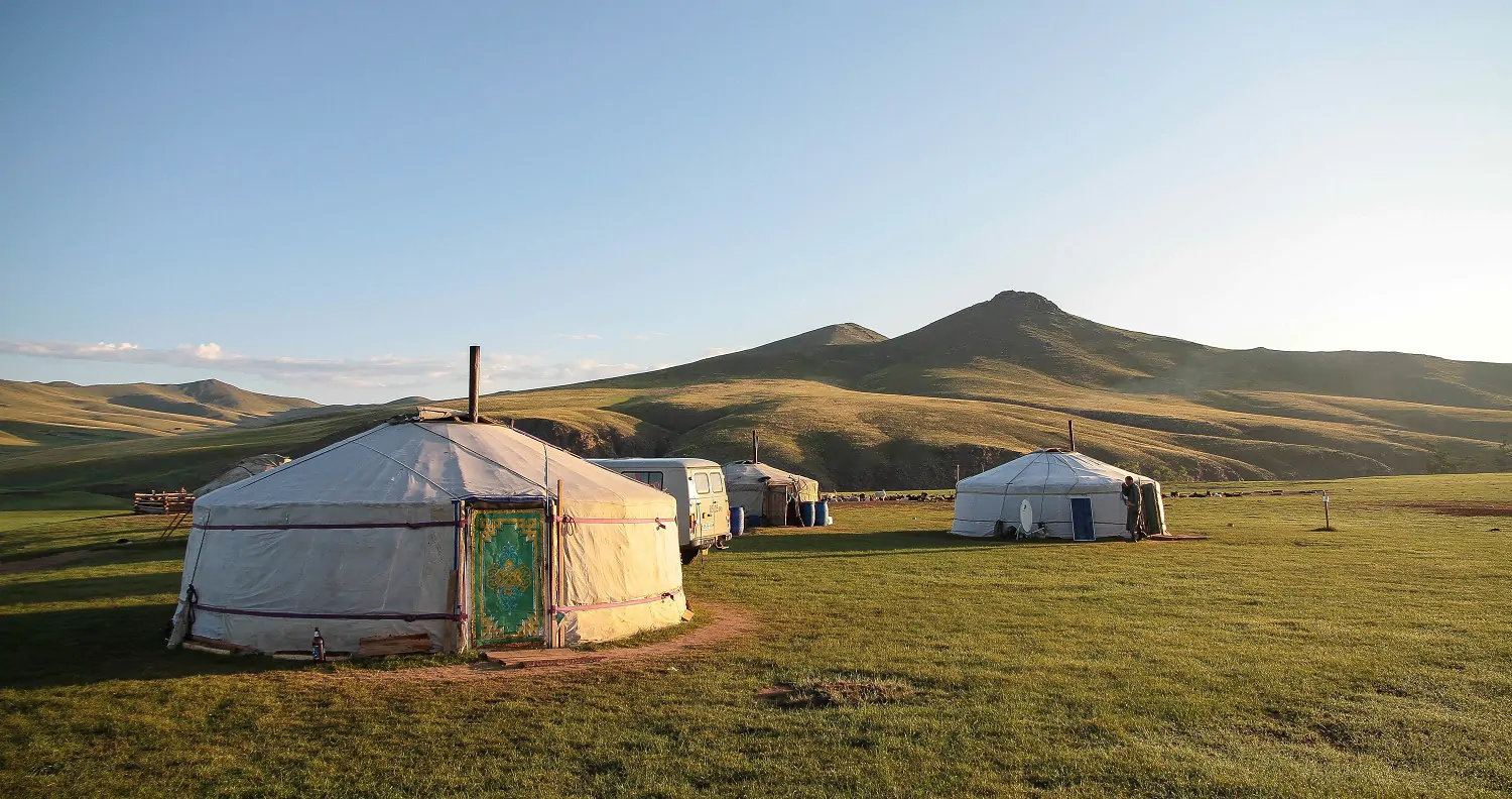 Nomadic Family in Mongolia photo by Vince Gx